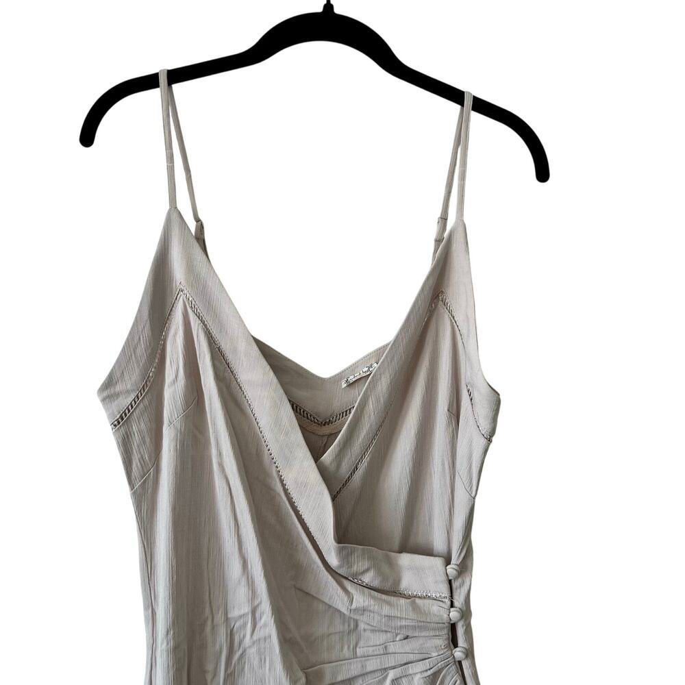NWT Free People Ivory Wrap Mini Dress Size Large - Picture 2 of 5